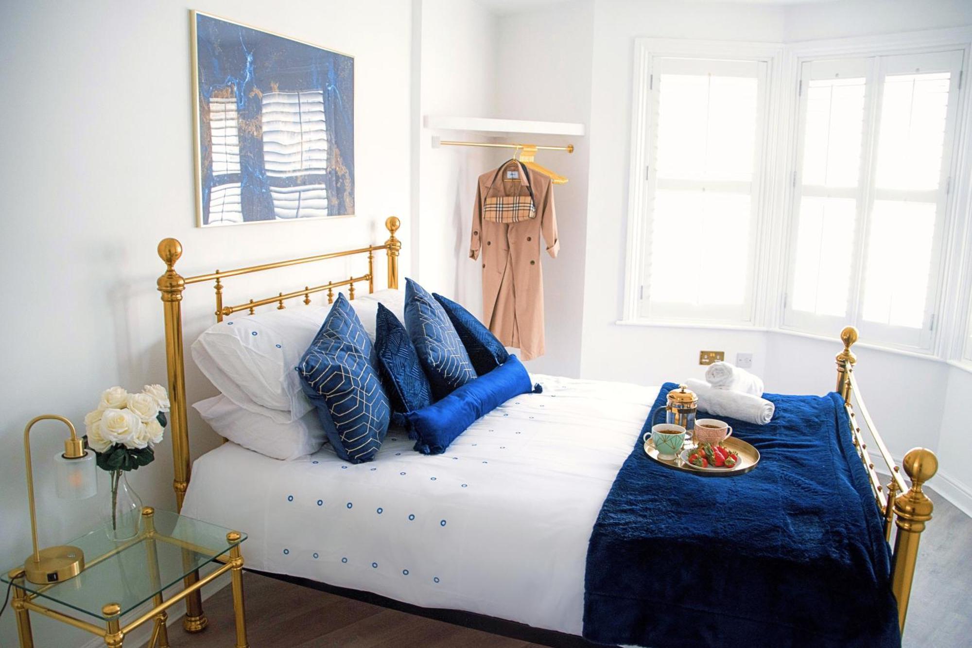 Modern Town Centre Flat - Free Shared Parking, King Size Bed, 5 Minutes Walk To Beach Bournemouth Exterior foto